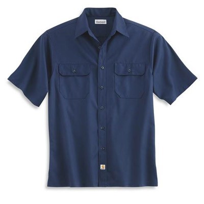 Short sleeve cheap twill work shirt