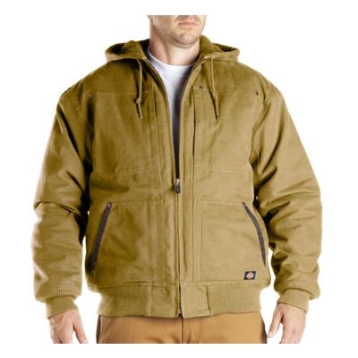 Sanded Duck Hooded Jacket